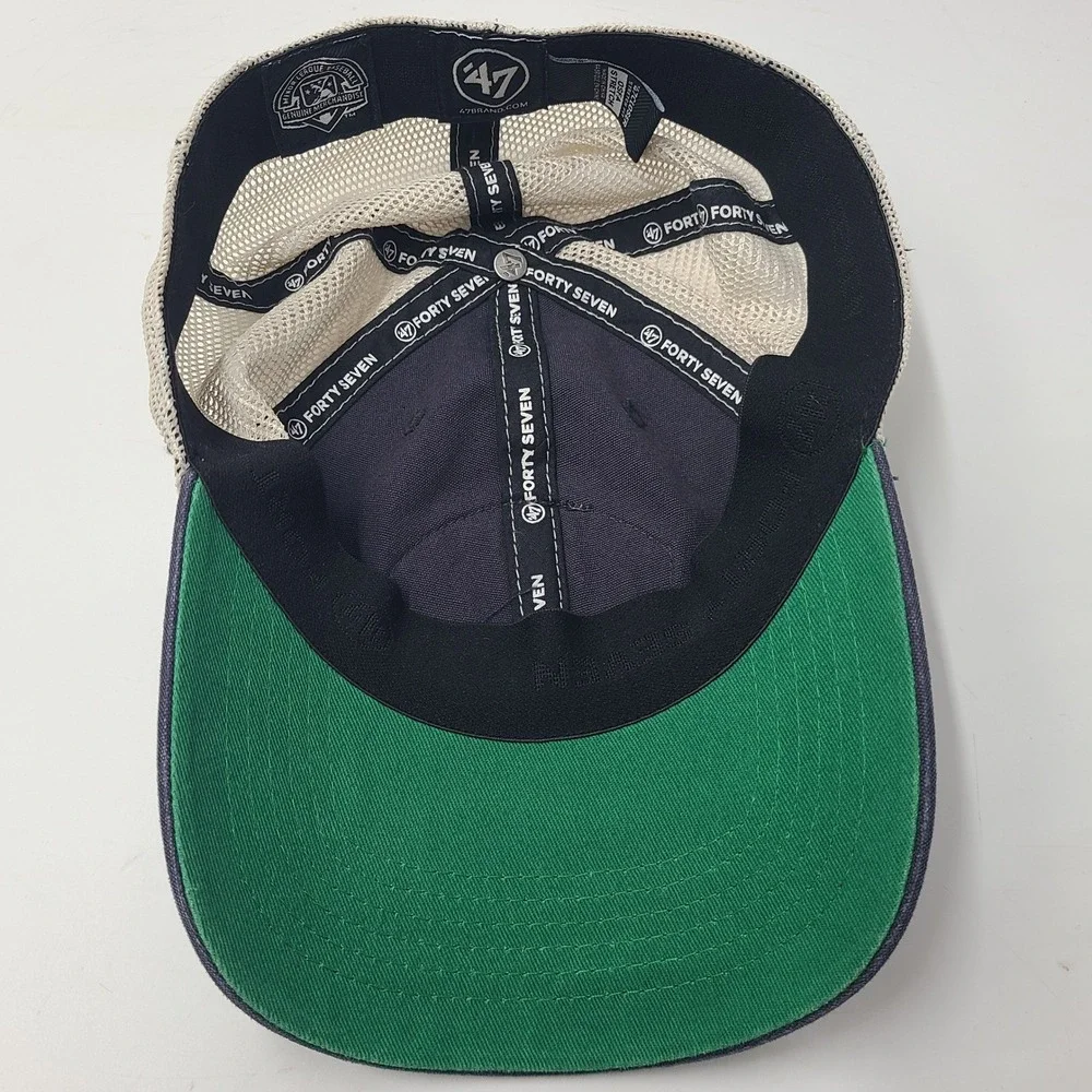 Louisville Bats Hat Fitted One Size 47 Brand Closer Blue Beige MiLB Baseball Men